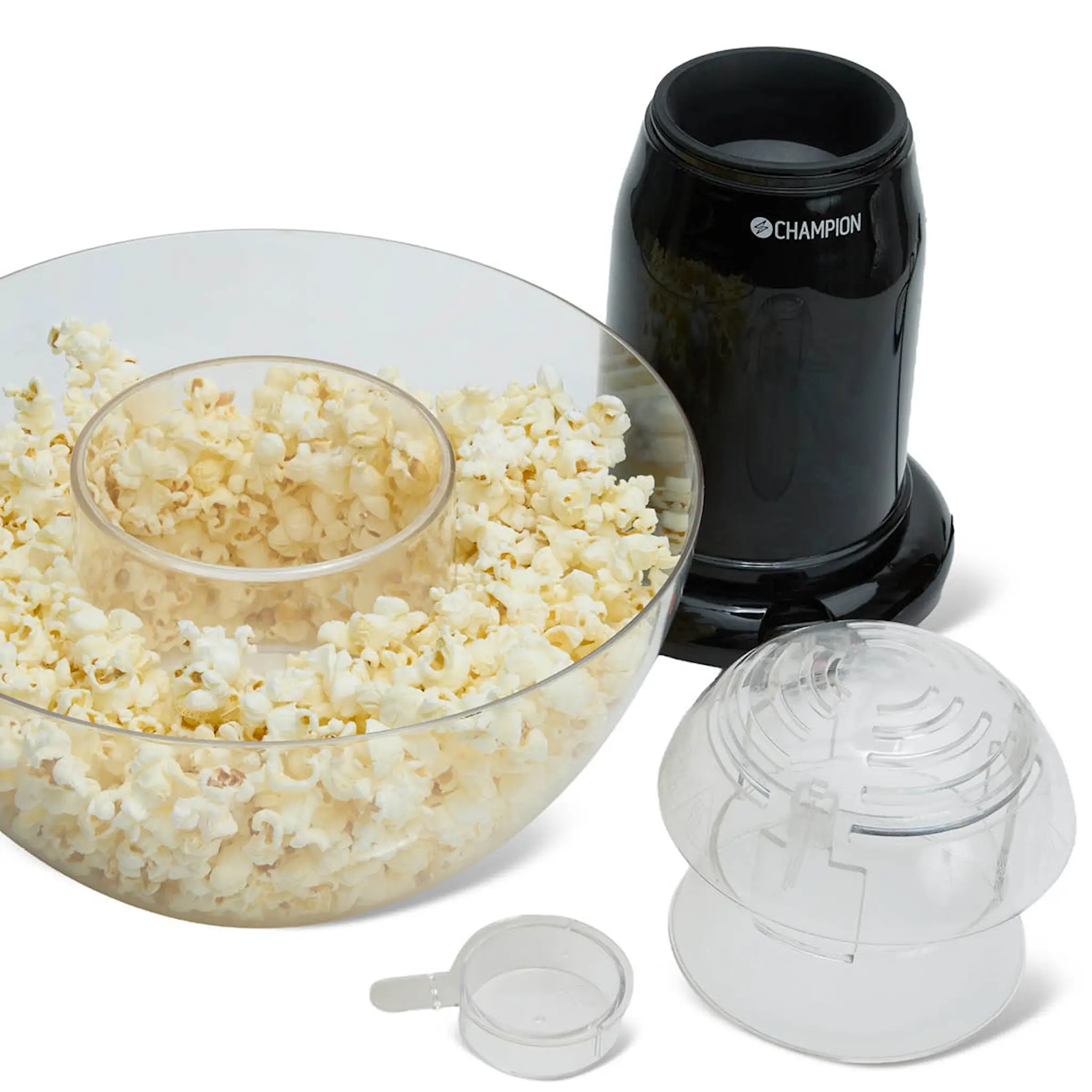 CHAMPION Pop-in-Bowl popcornmaskin PCM300 svart metallic