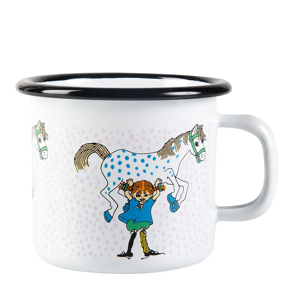 Peppi Emalimuki Peppi & Hevonen 2,5 dl Valkoinen