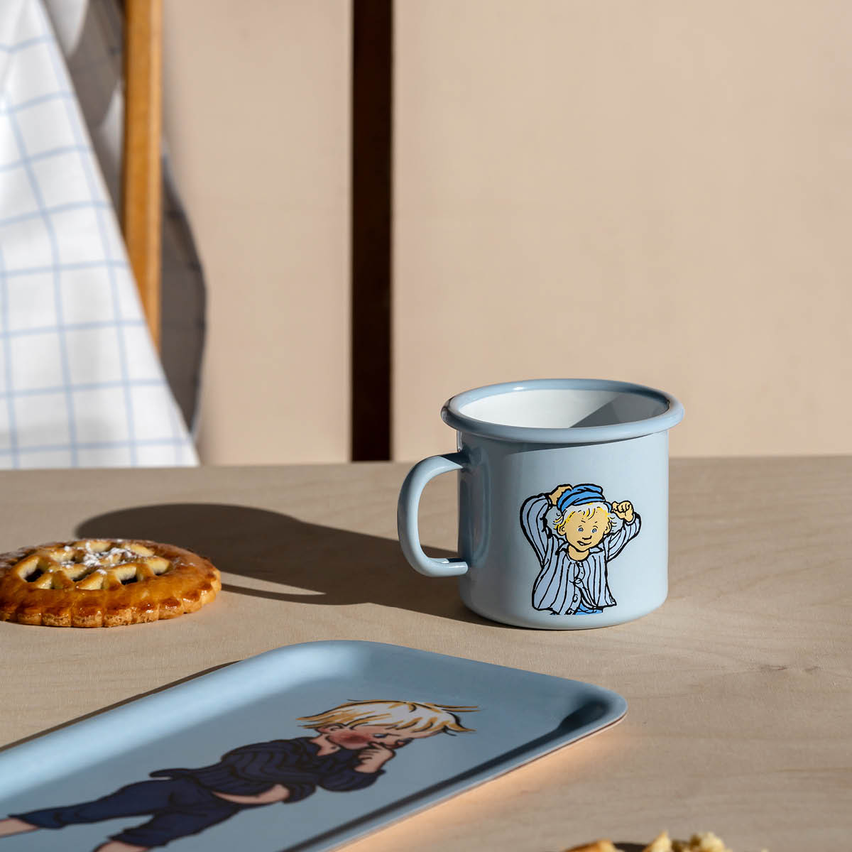 Muurla Eemeli Emalimuki Eemeli 25 cl Sininen