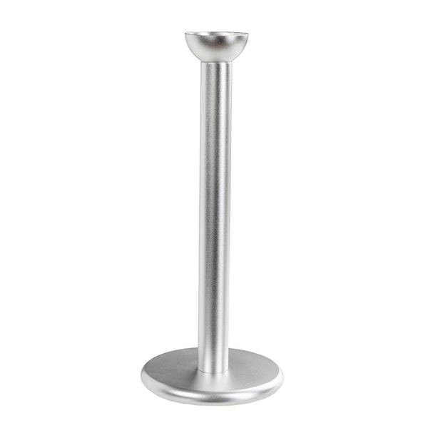 Pipe ljusstake 19 cm silver