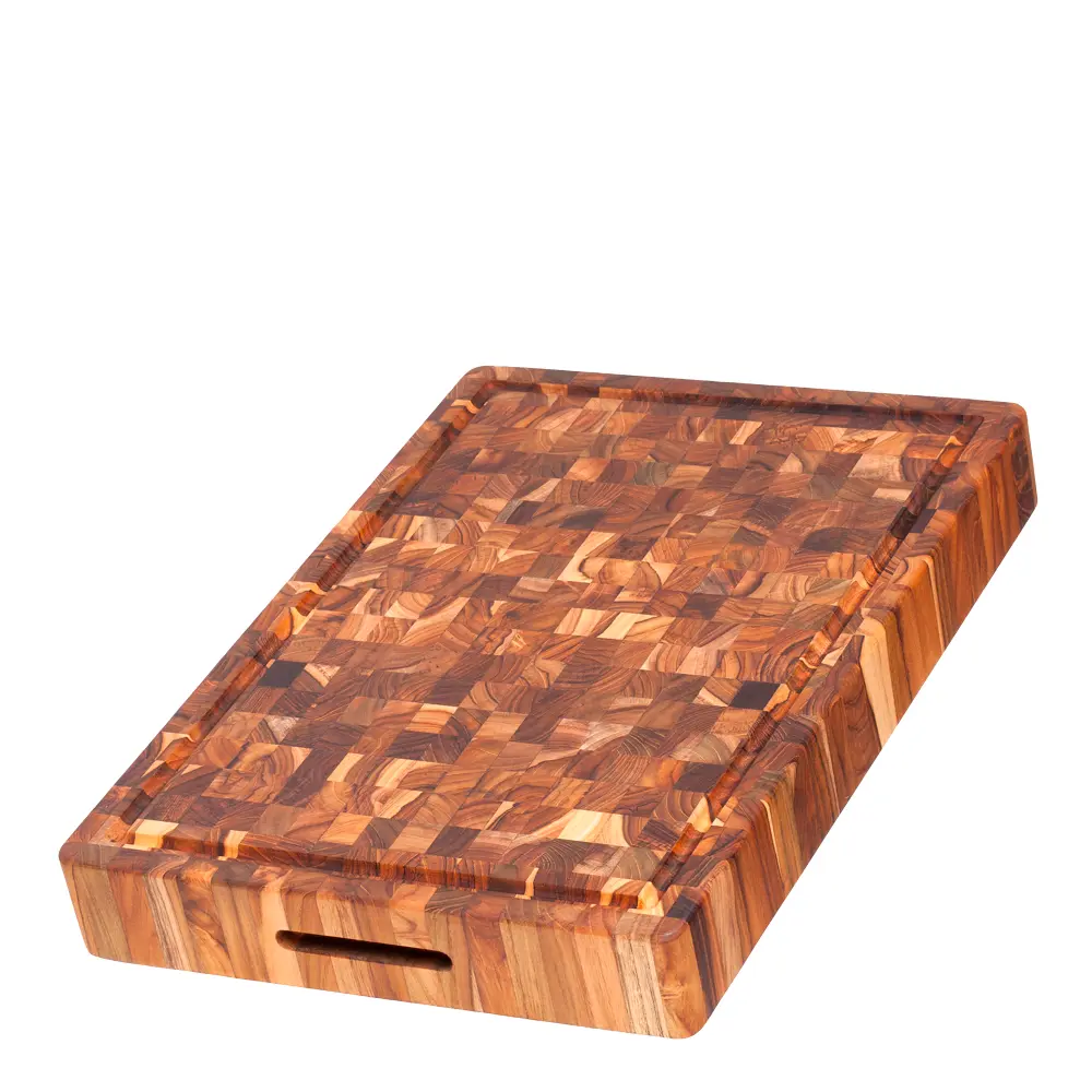 Butcher Block Leikkuu- ja Tarjoilulauta 52x36 cm Tiikki