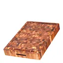Butcher Block skär- och serveringsbräda extra tjock 52x36 cm teak