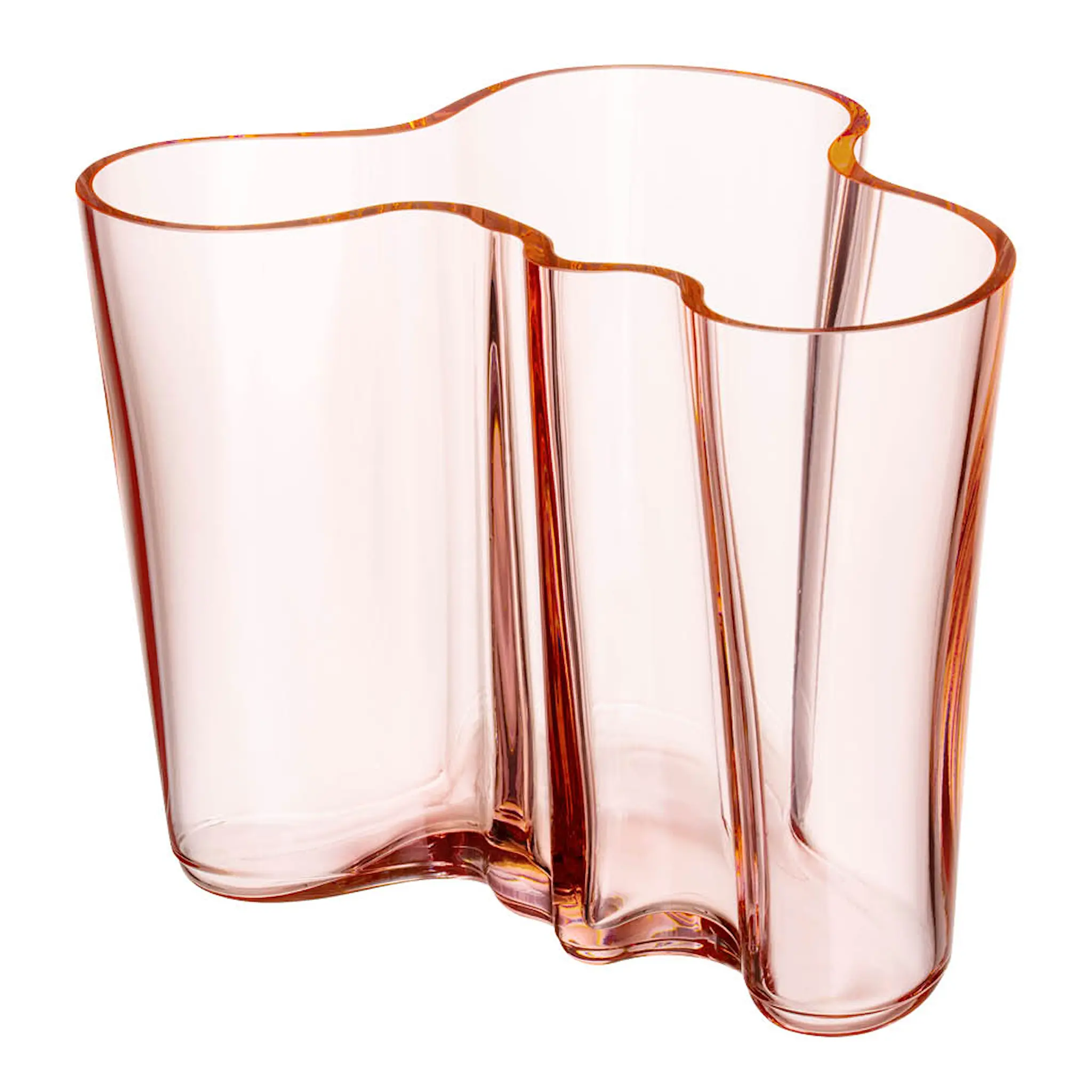 iittala Alvar Aalto Collection vas 16 cm laxrosa