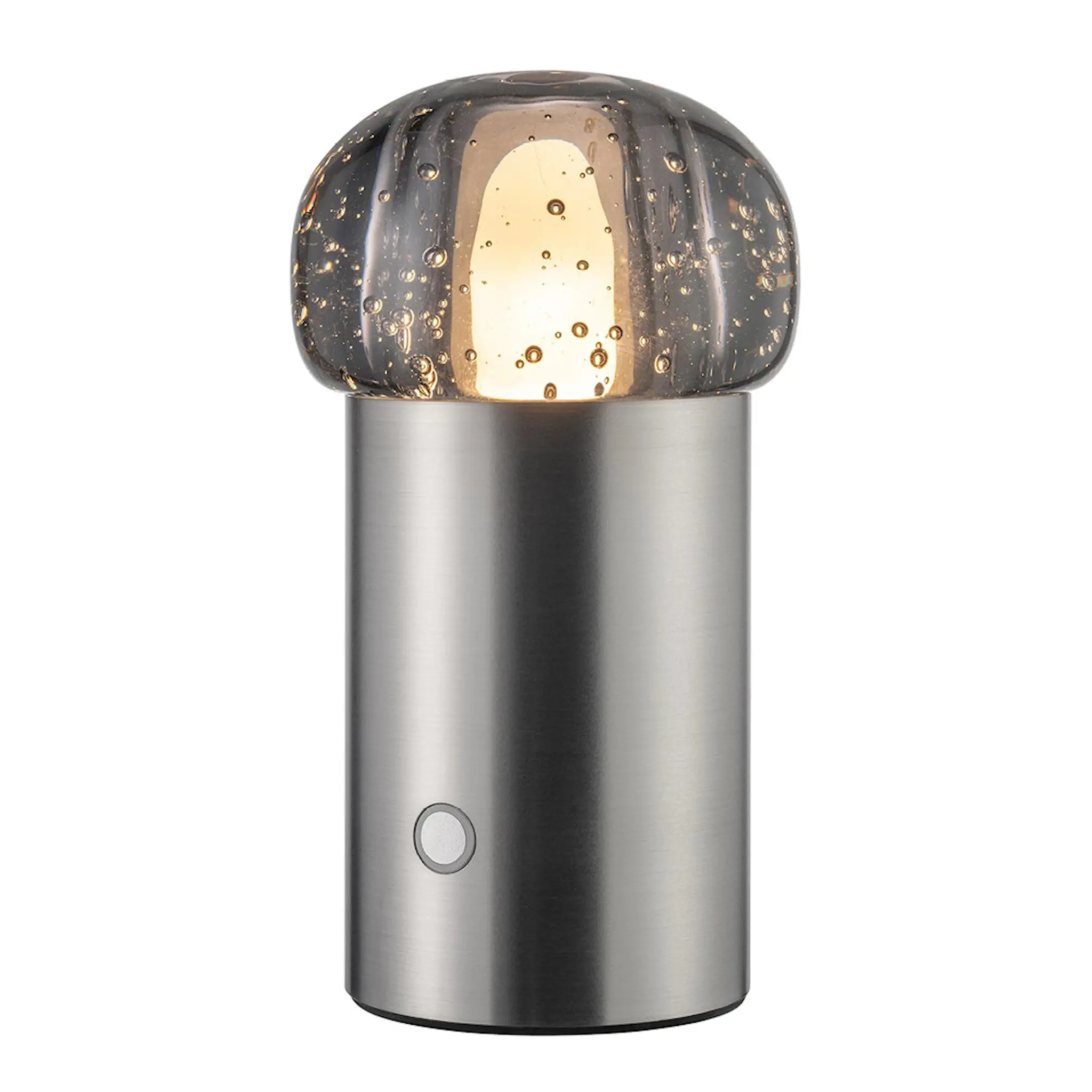 Blomus Iris LED-lampa 18 cm silver metal