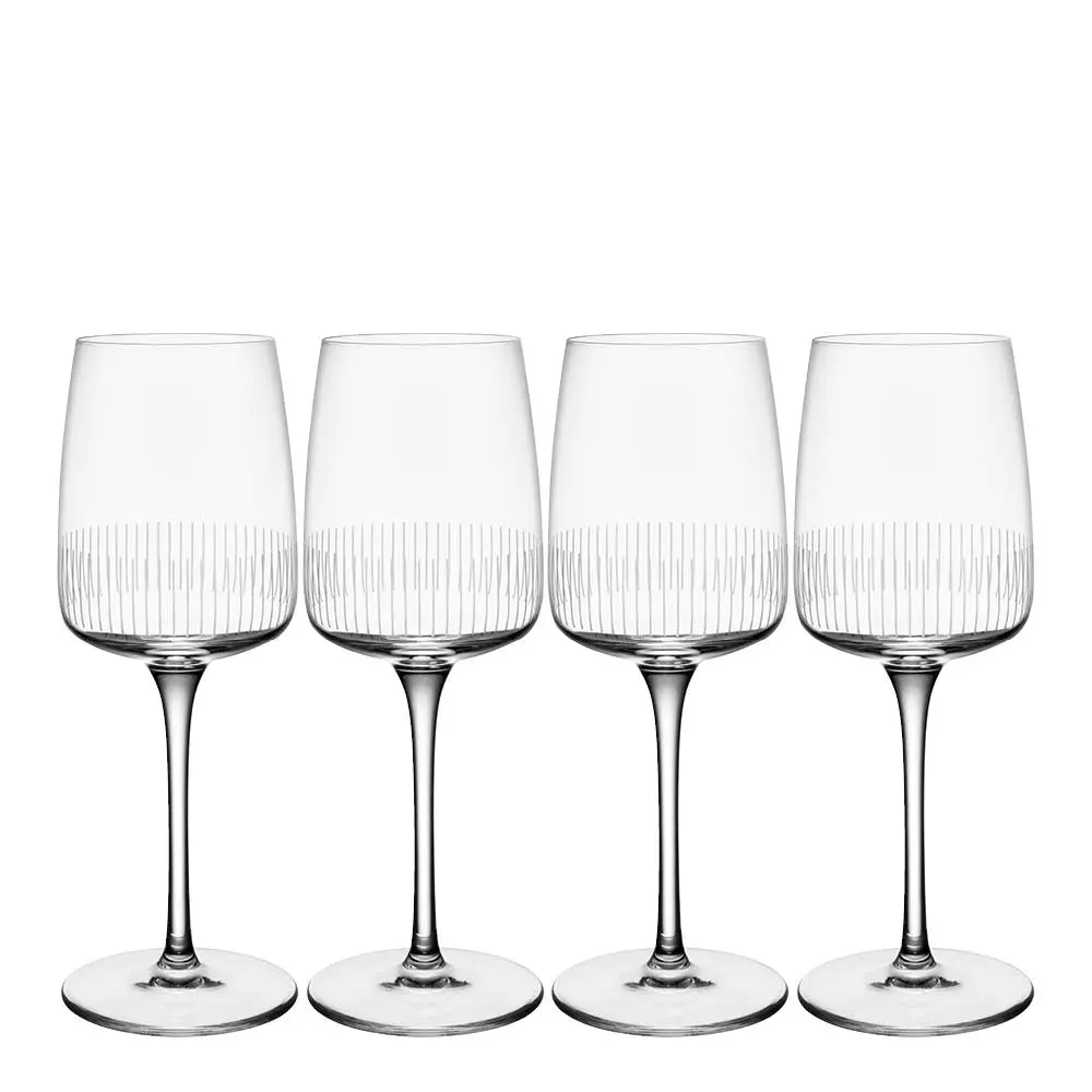 Afina Valkoviinilasi 12,5 cl 4 kpl Kirkas