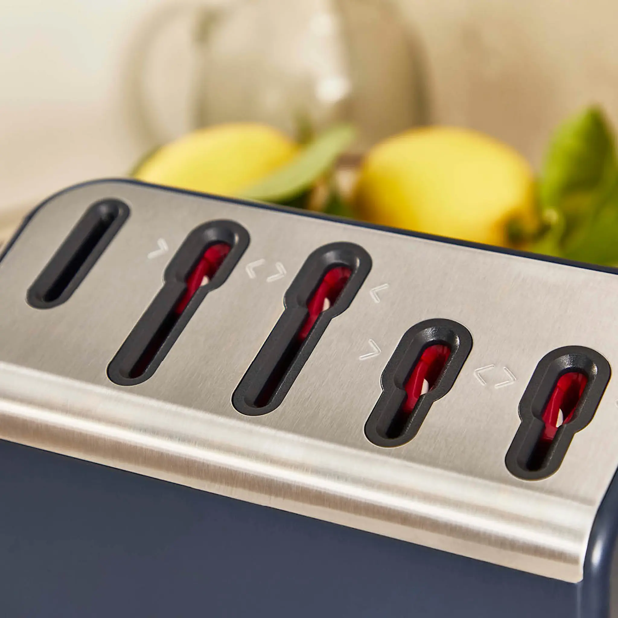 Tefal EverSharp Pro Veitsitukki 5 veitsellä Tummansininen