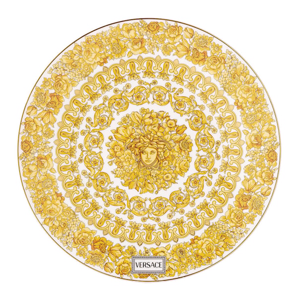 Medusa Rhapsody kuverttallrik 33 cm guld