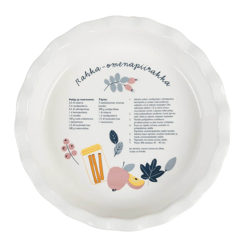 Martinex Keramisk pajform 25 cm Äpple