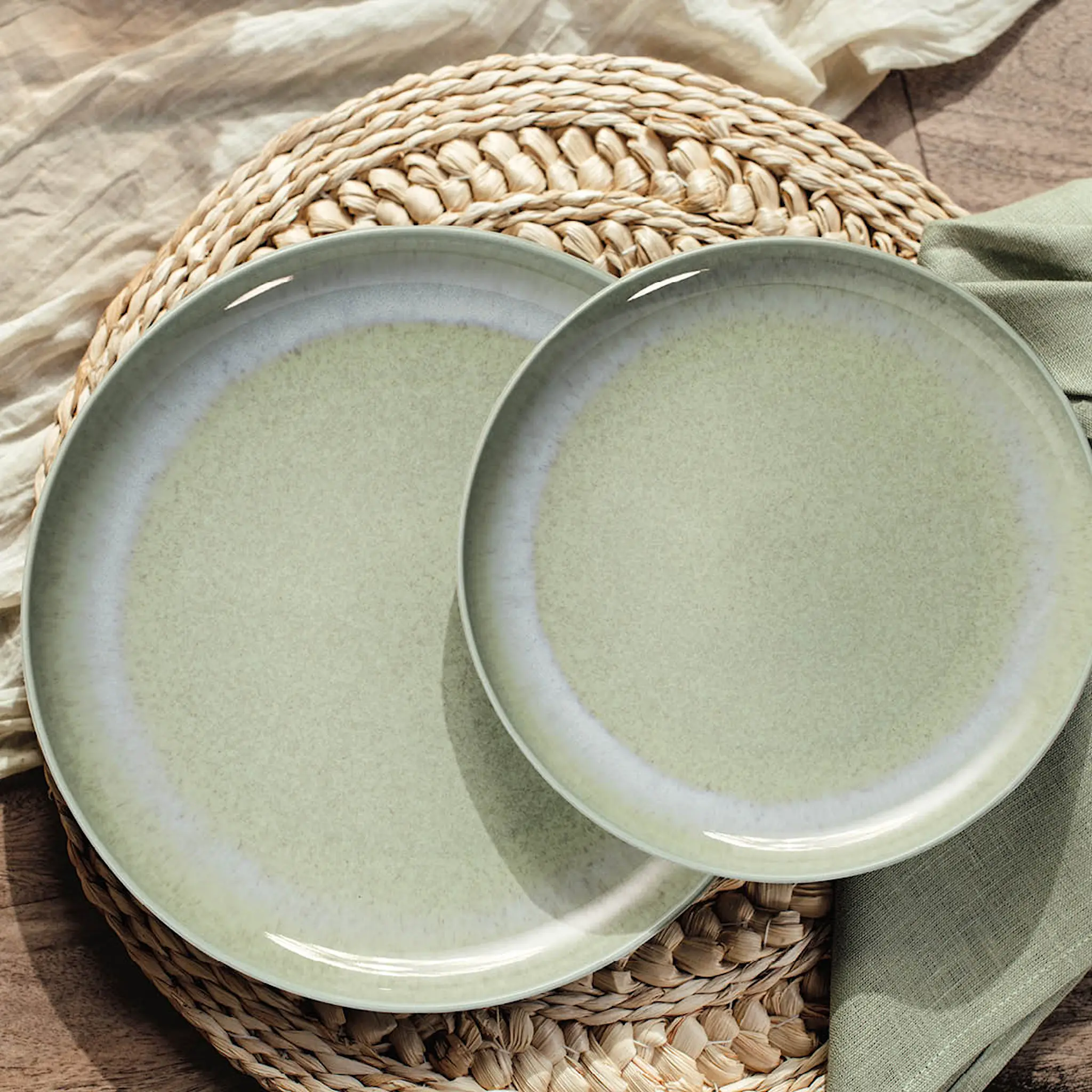 Villeroy & Boch Perlemor Alga tallrik 27 cm grön