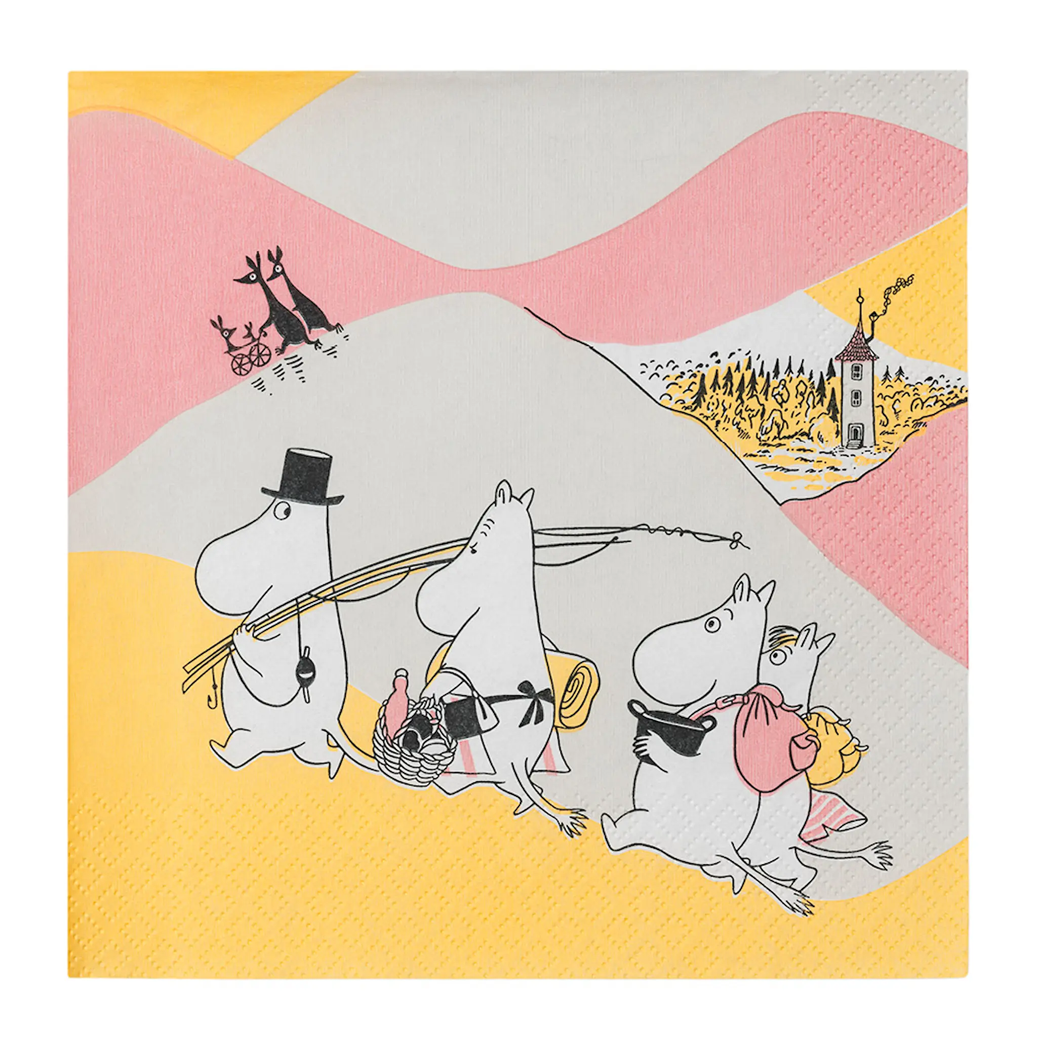 Moomin Arabia Muumi Servetti 33x33 cm 20 kpl Perheen parissa