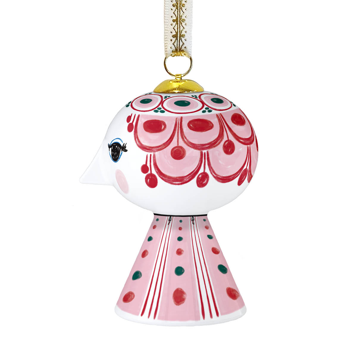 Bjørn Wiinblad Eva juleoppheng 2025 7,5 cm rød