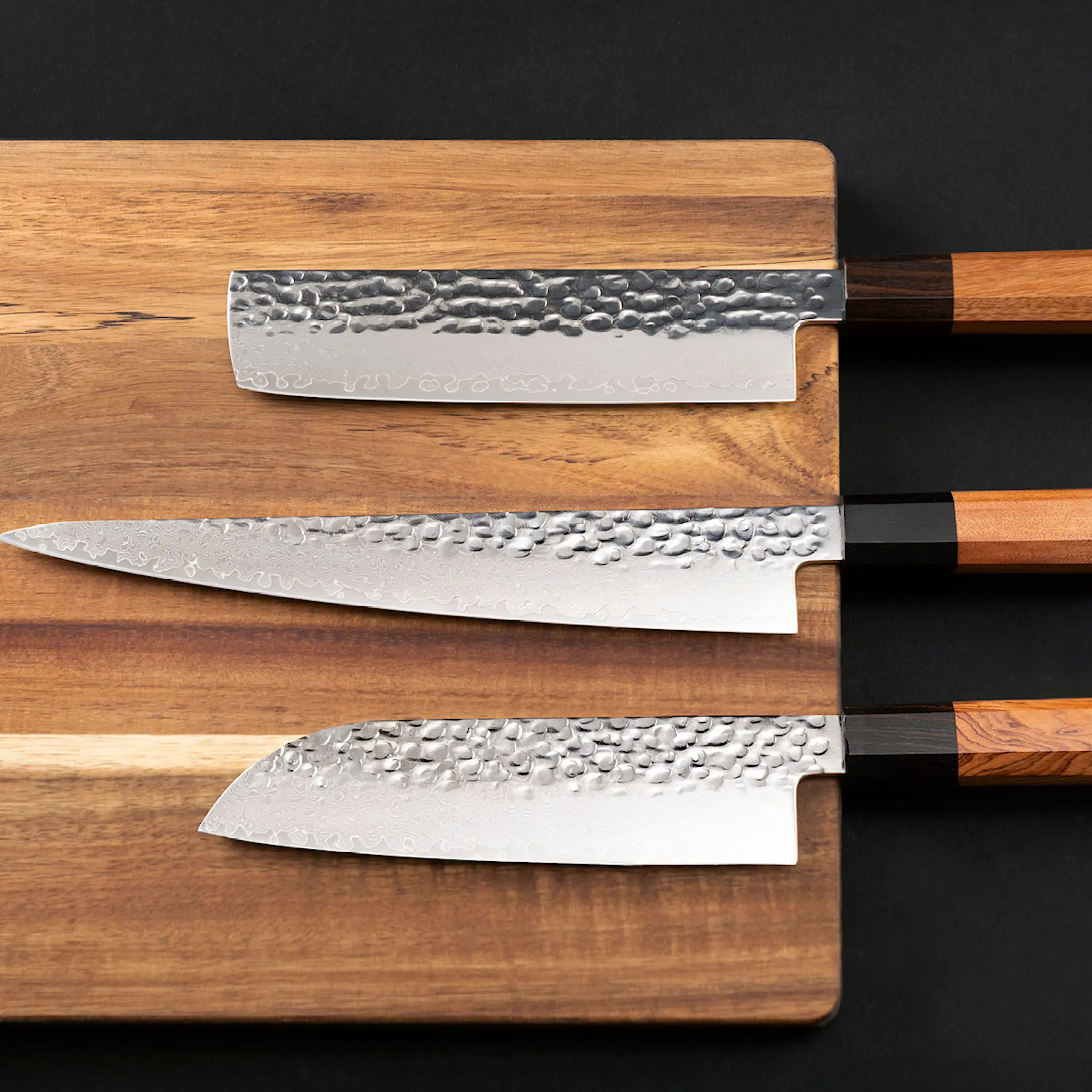 Maku Kitchen Life Damascus santokukniv 33 cm stål/trä