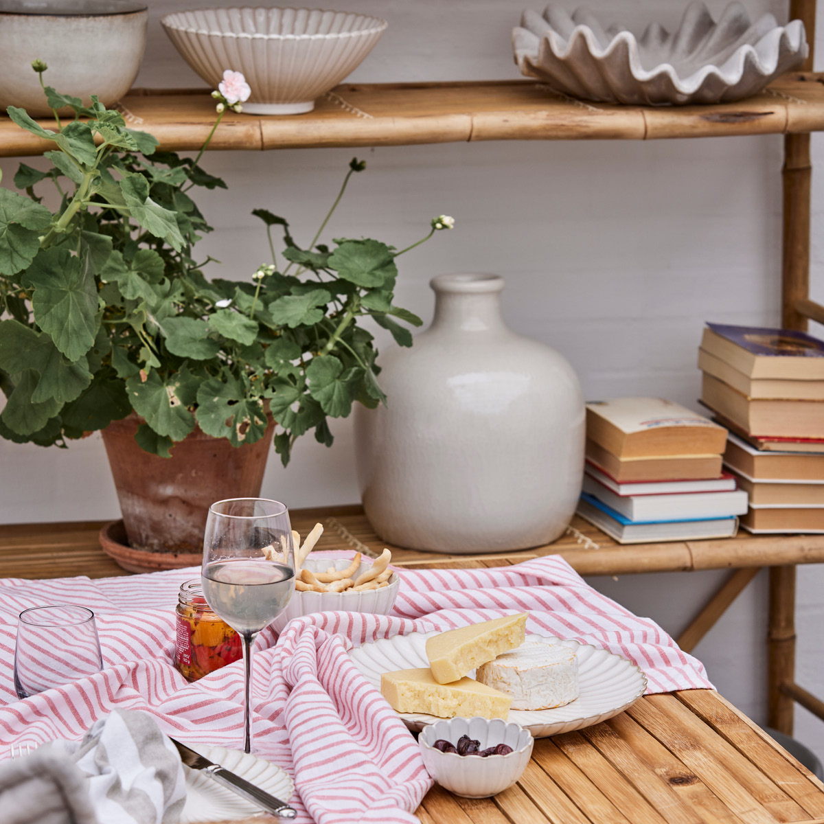 Lene Bjerre Vasilia Maljakko 32x28 cm Luunvalkoinen