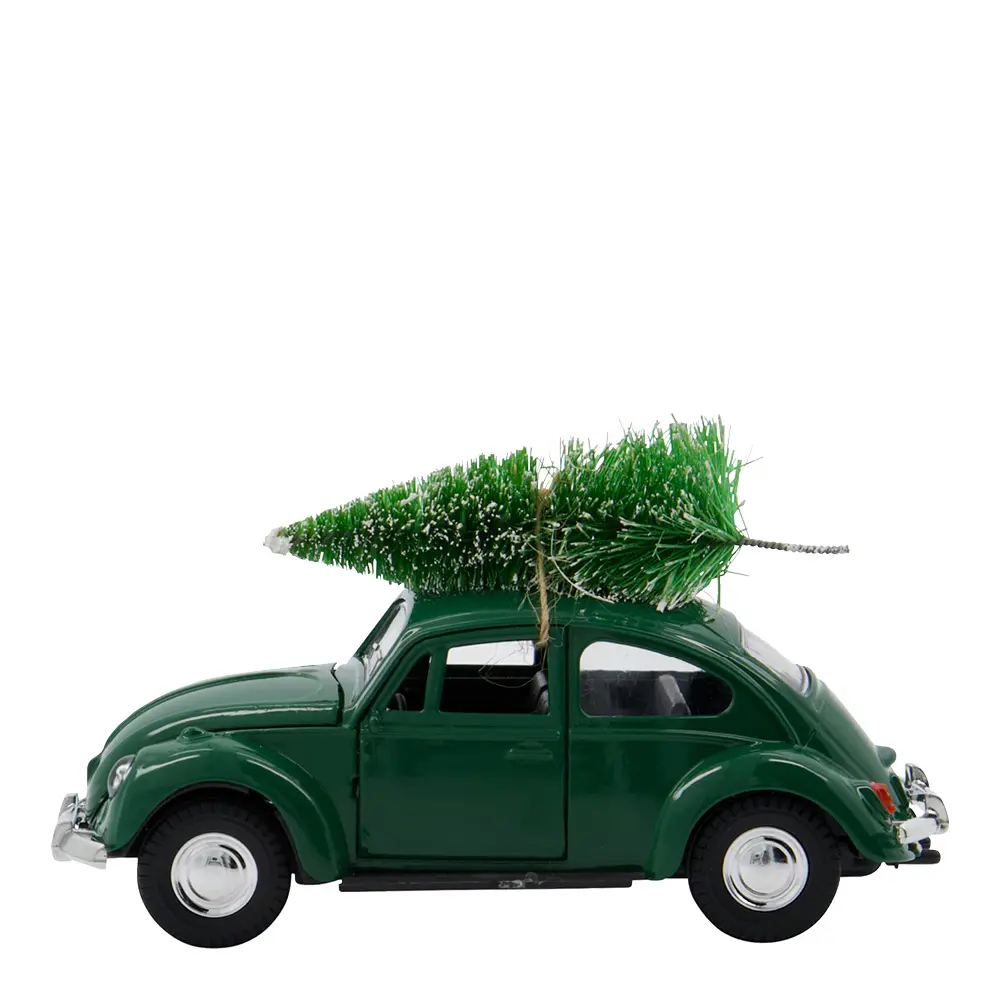 Xmas Joulukoriste auto 12,5 cm Vihreä