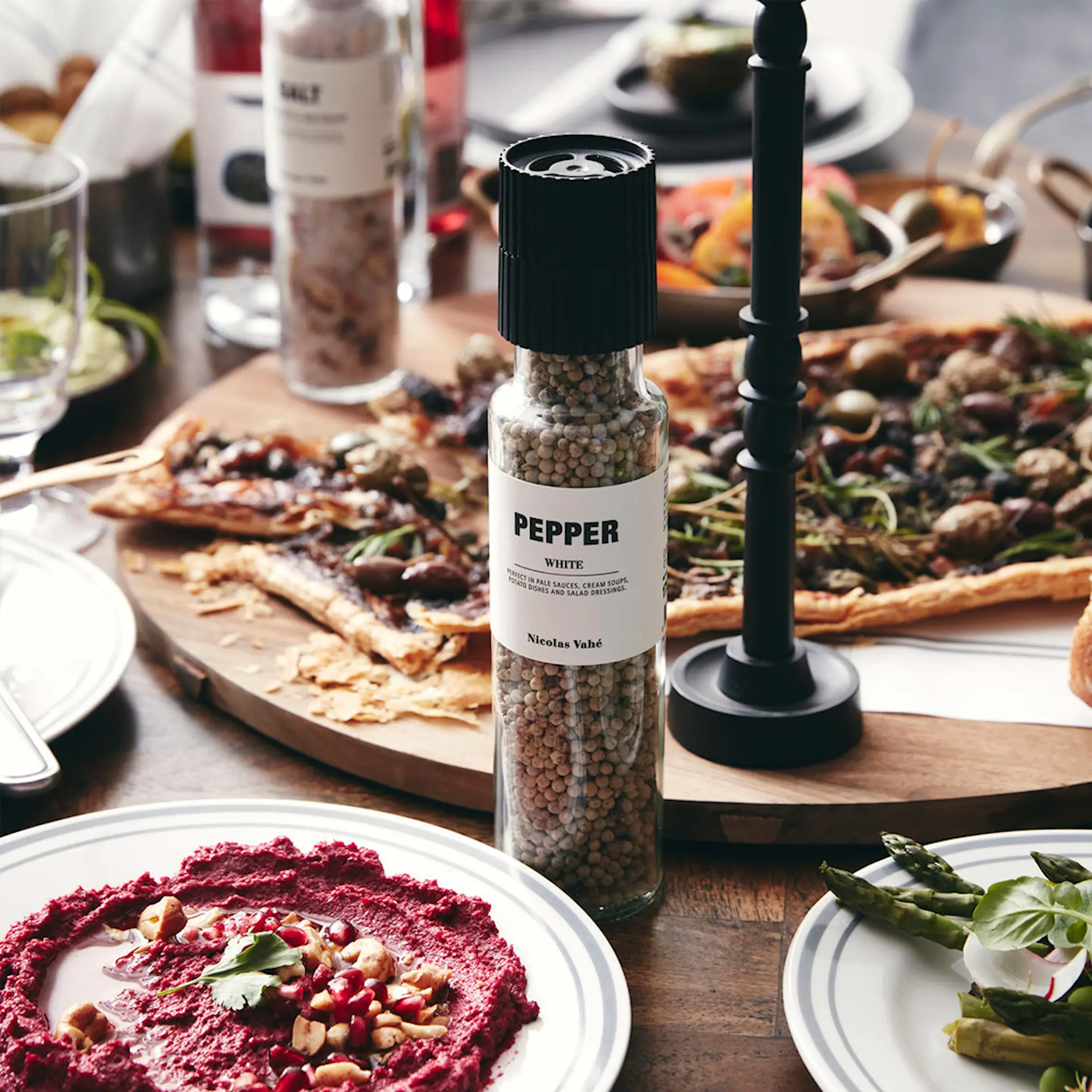 Nicolas Vahé Vit Peppar med kvarn 175 g