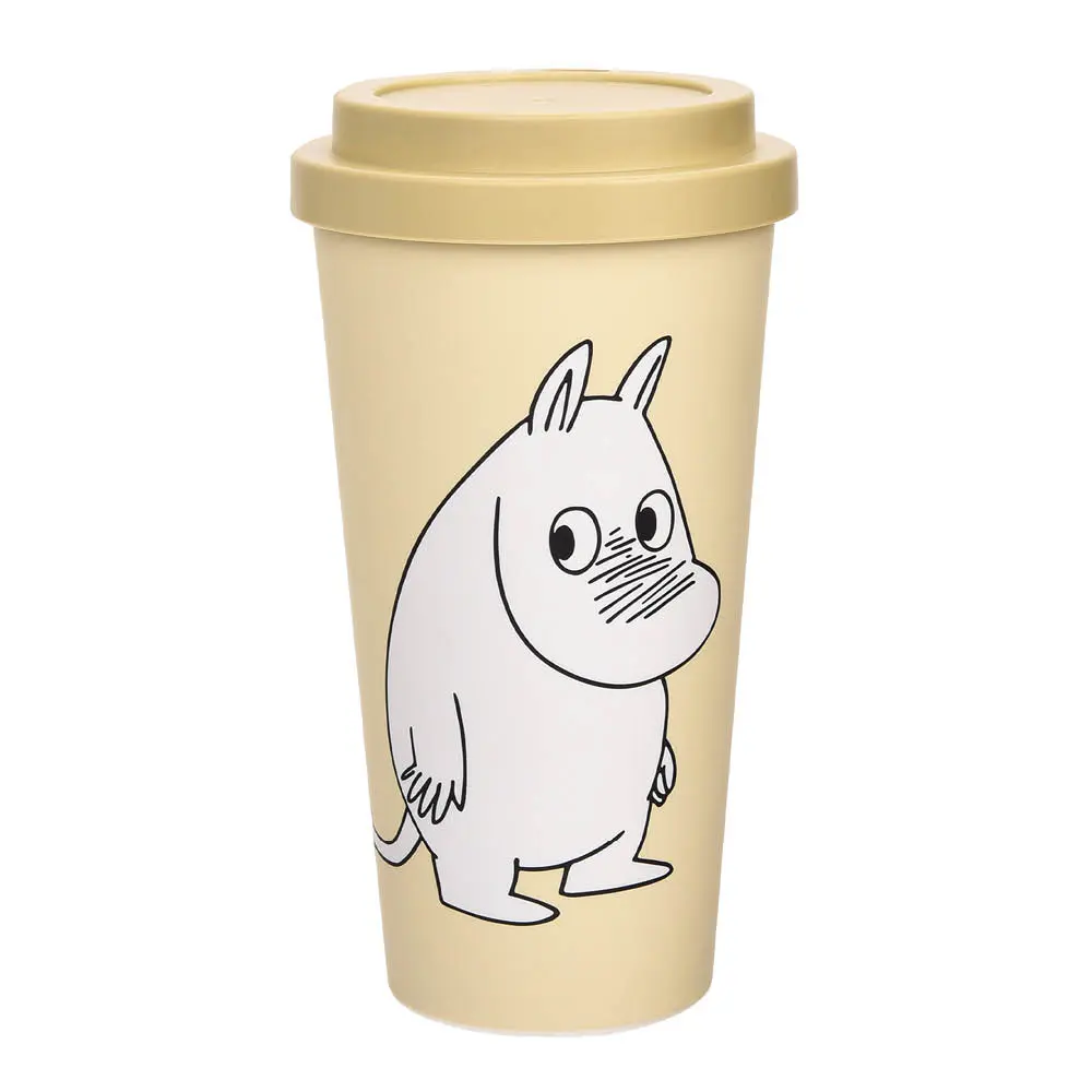 Muumi matkakuppi 45 cl Muumi ujo beige