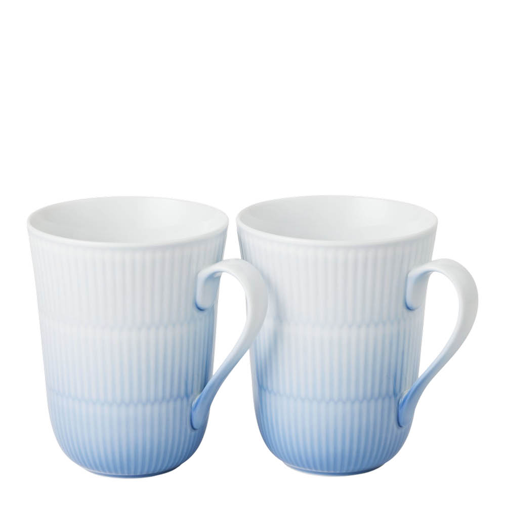 Royal Copenhagen Iris mugg 36 cl 2-pack blå