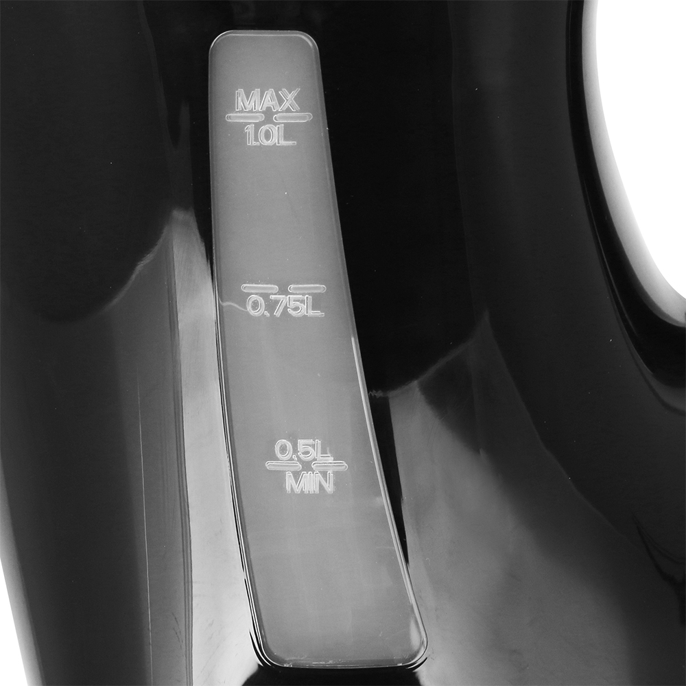 EMERIO Emerio Vedenkeitin 1,5 L Musta