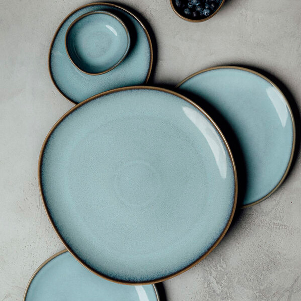 Villeroy & Boch Lave Glace Assiett 17,5 cm Turkos