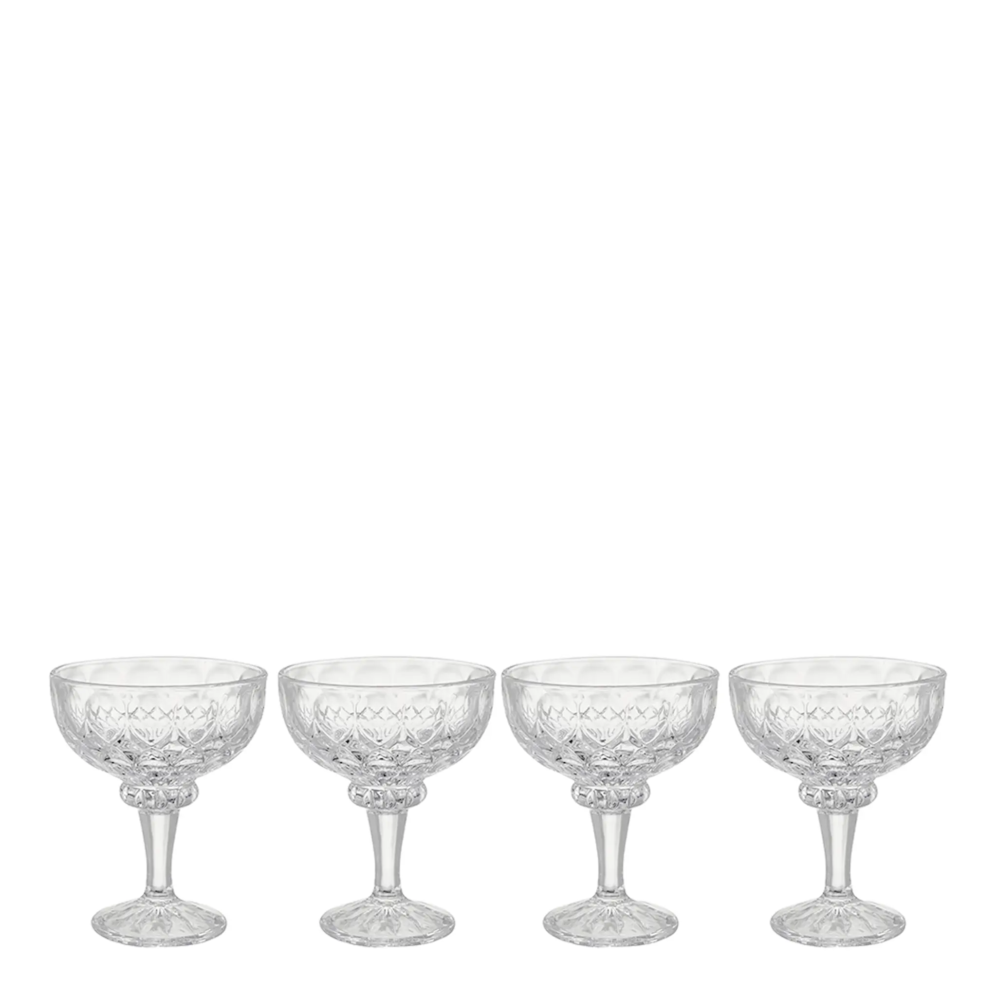 Dorre Glanda Dessertskål Glas 4-pack Klar
