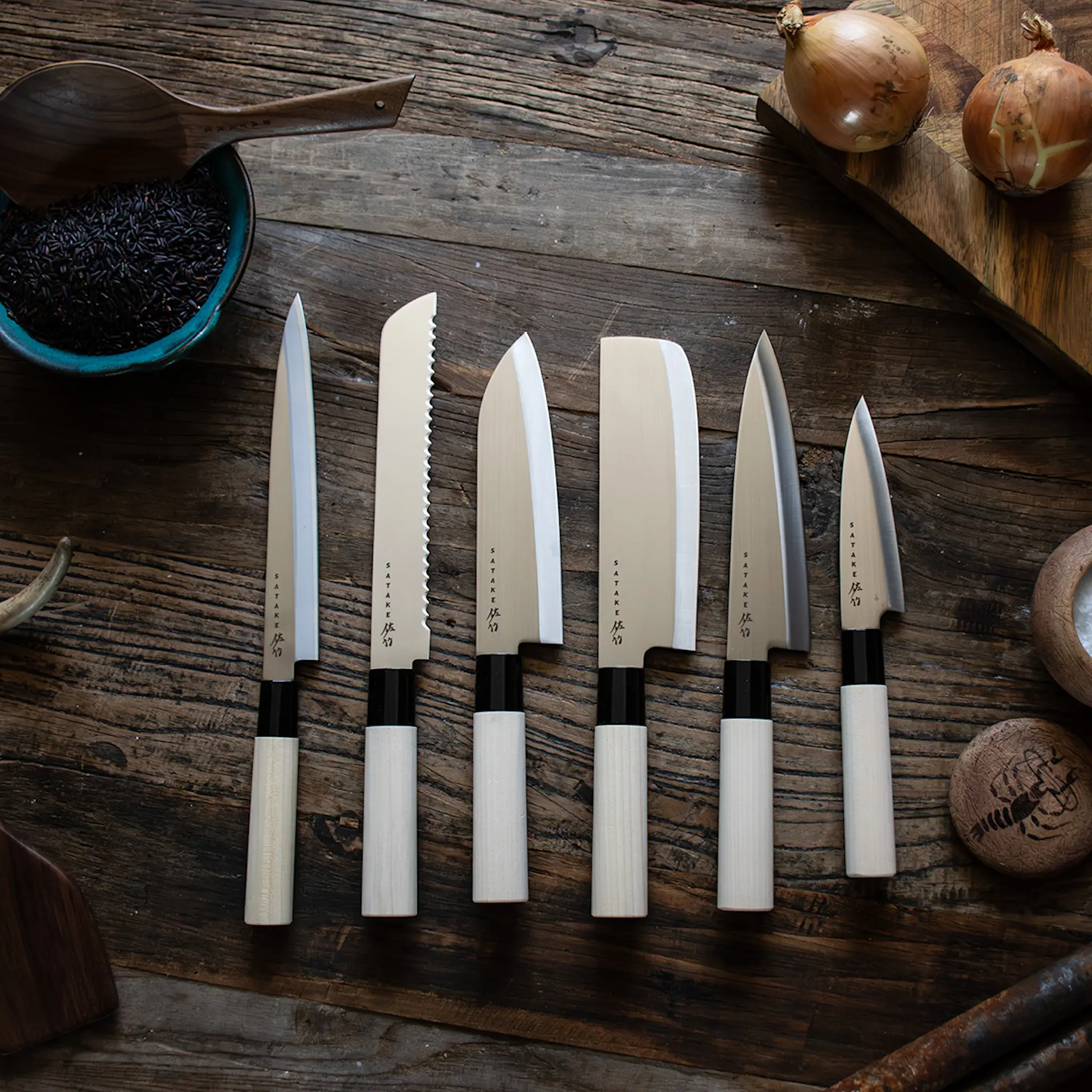 Satake Houcho Knivset 6 delar