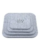 Ult bordsunderlägg 4-pack grå