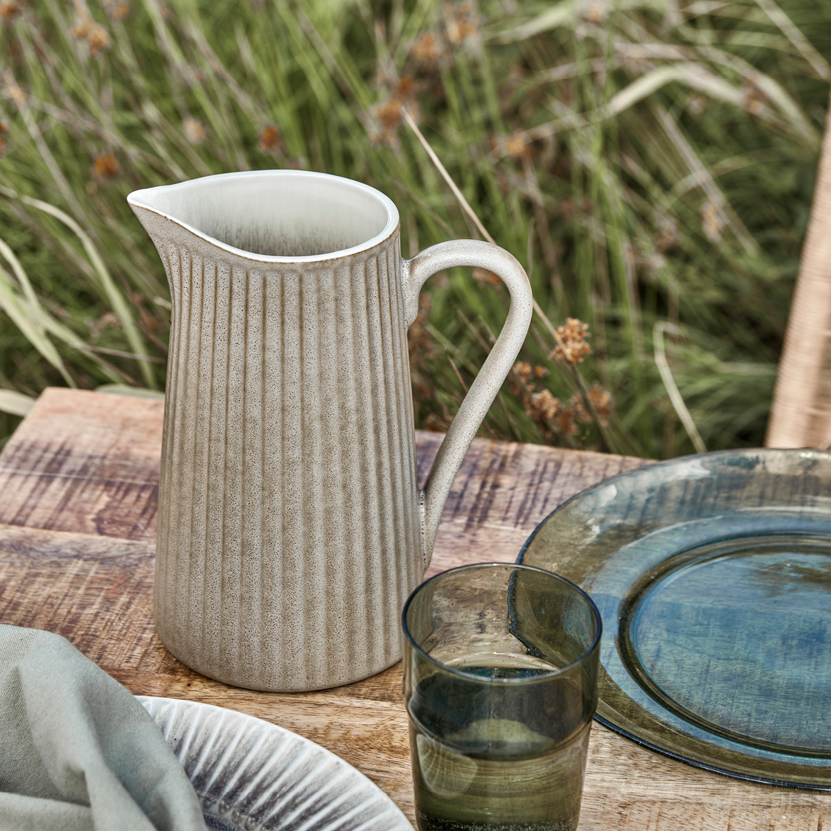 House Doctor Pleat Kanna 21 cm Grå/Brun