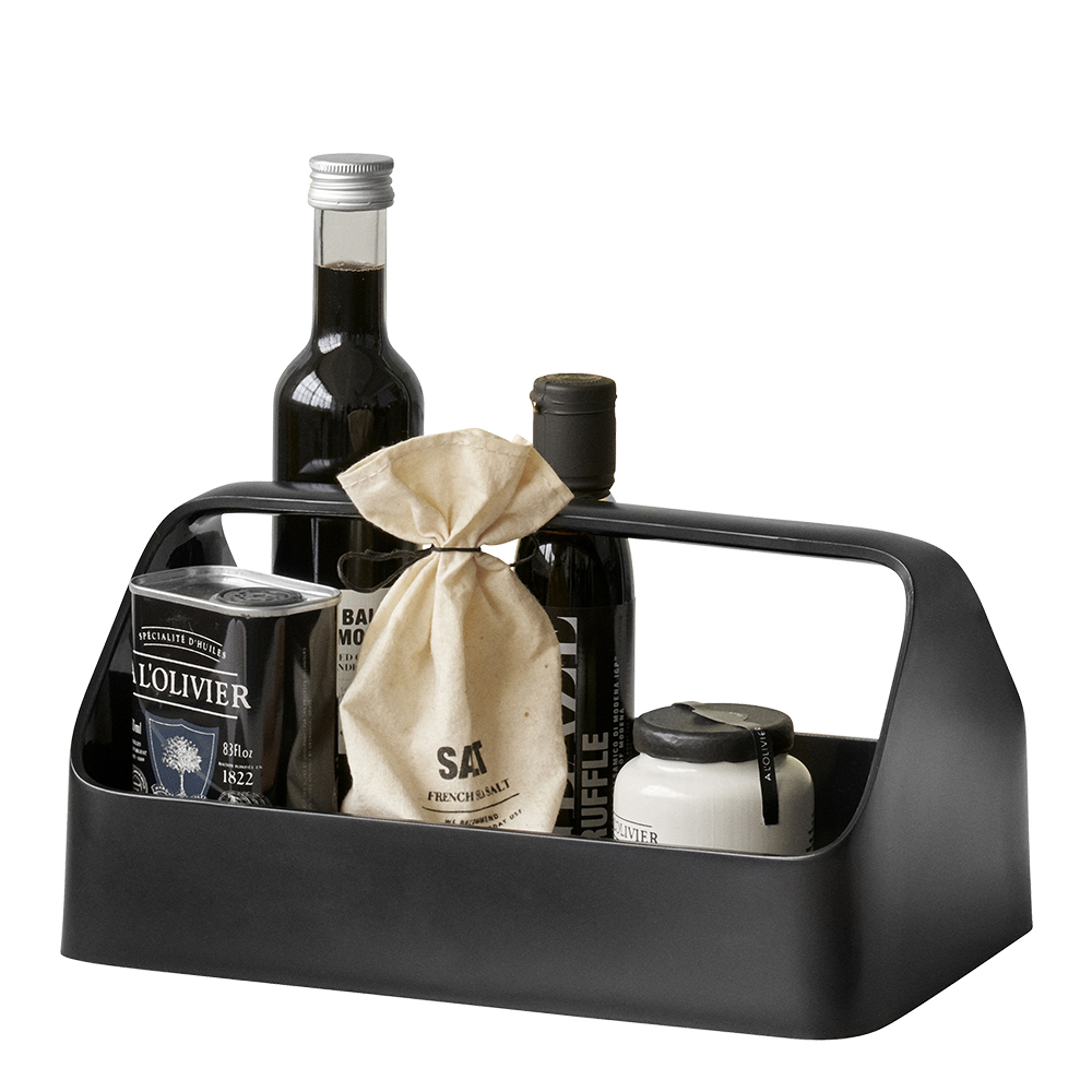 RIG-TIG Handy-Box Säilytyslaatikko 28x18 cm Musta