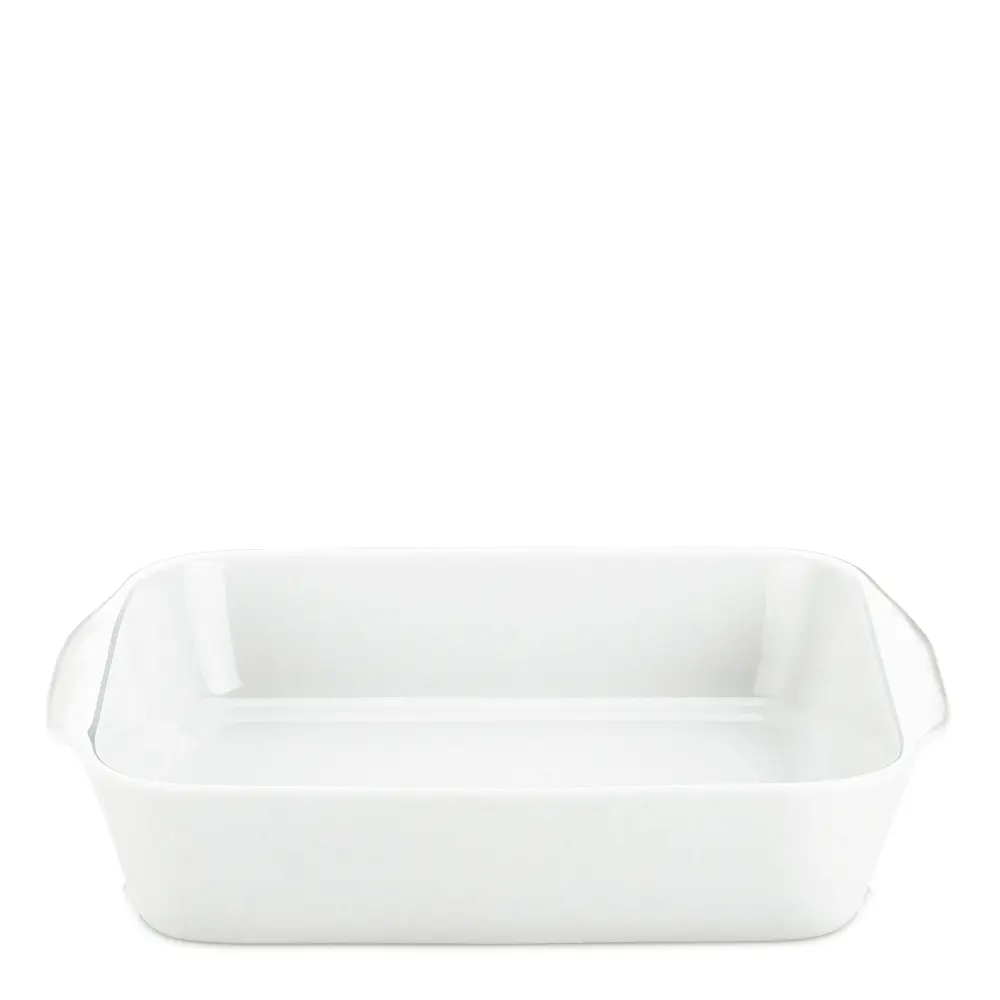 Kvadratfat nr.1 14 cm hvit