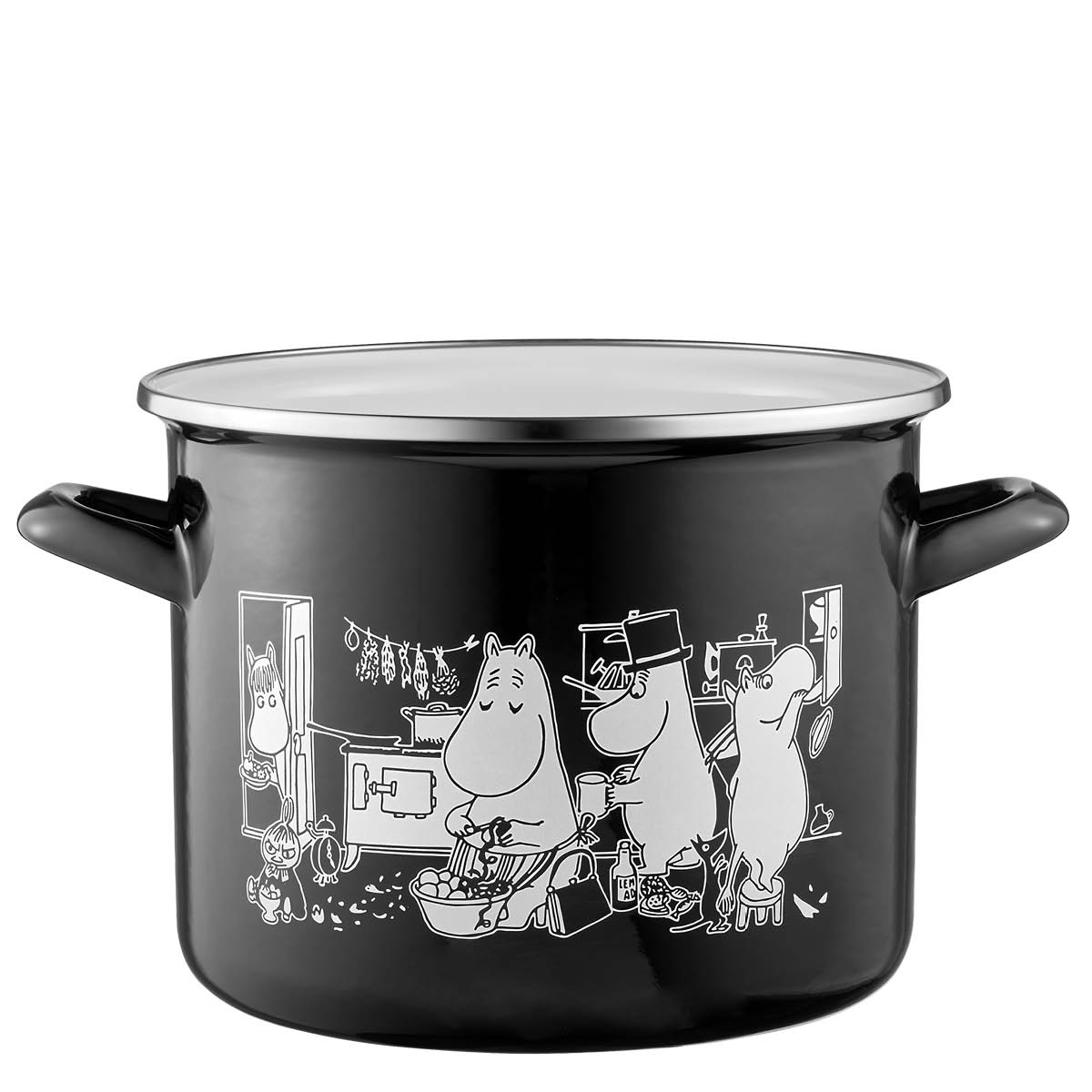 Muurla Muumi Kattila 3,5 L Musta