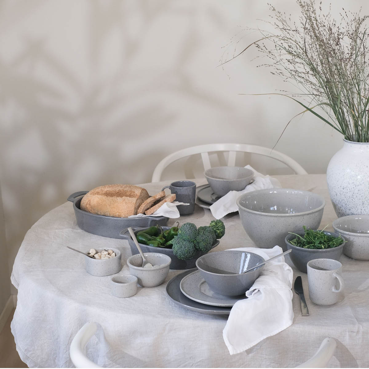 Modern House Granite White Skål 0,5L Ljus Grå