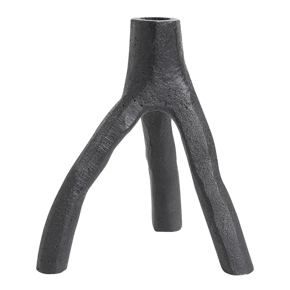 Aion Kynttilänjalka XL 22 cm Musta