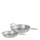 Essential 3-ply stekpanna 2 delar 24+28 cm stål/utan beläggning