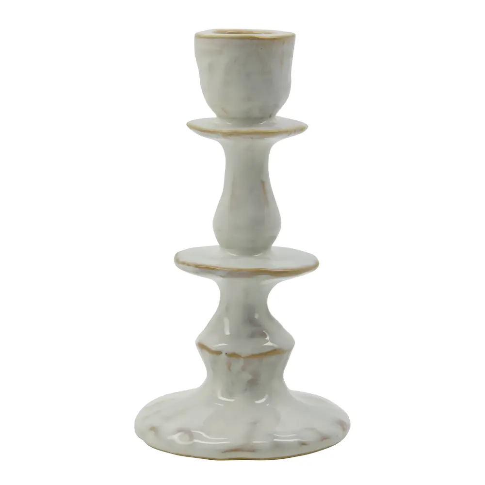 Lucca lysestake 17,5 cm offwhite