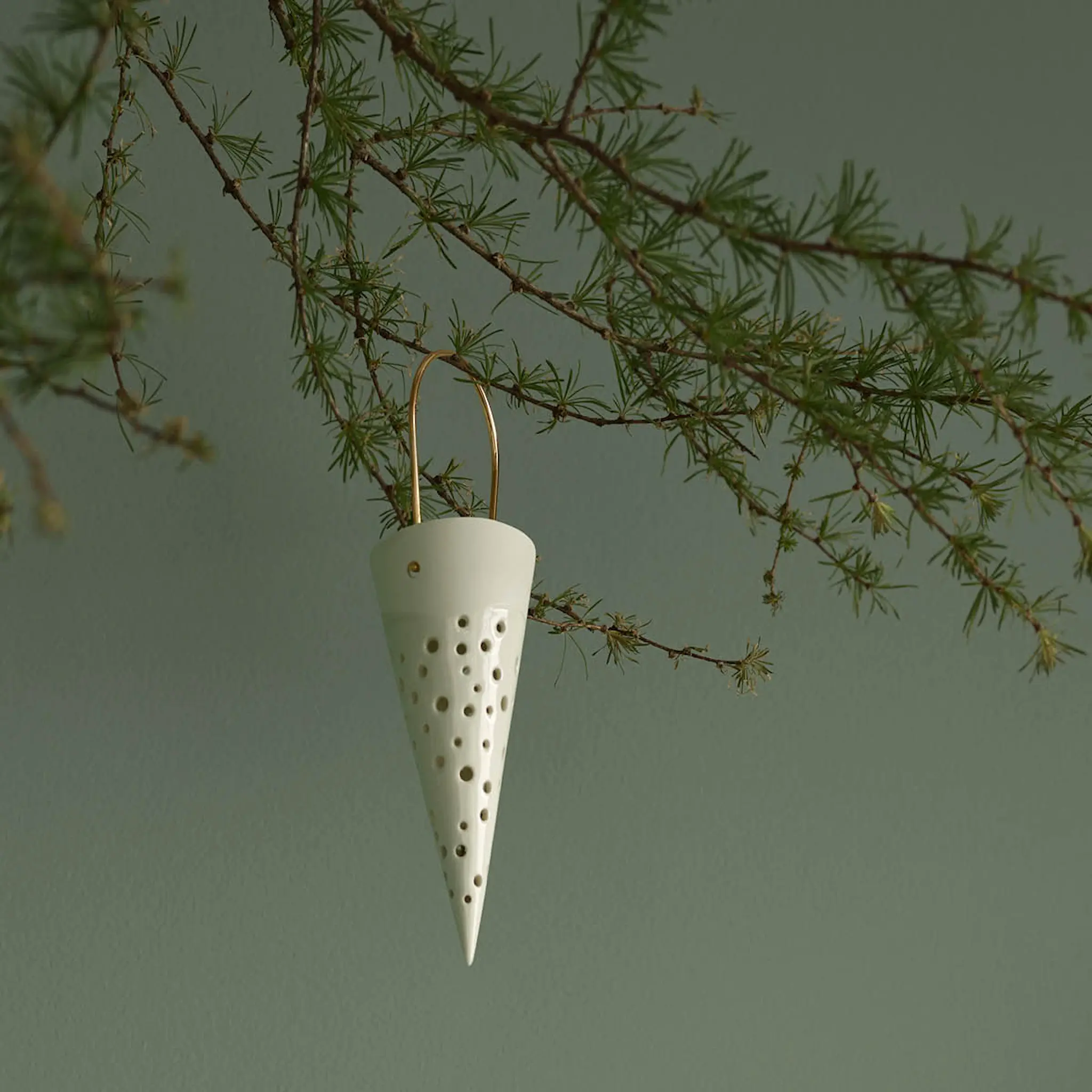 Kähler Nobili Julstrut 18,5 cm Snövit