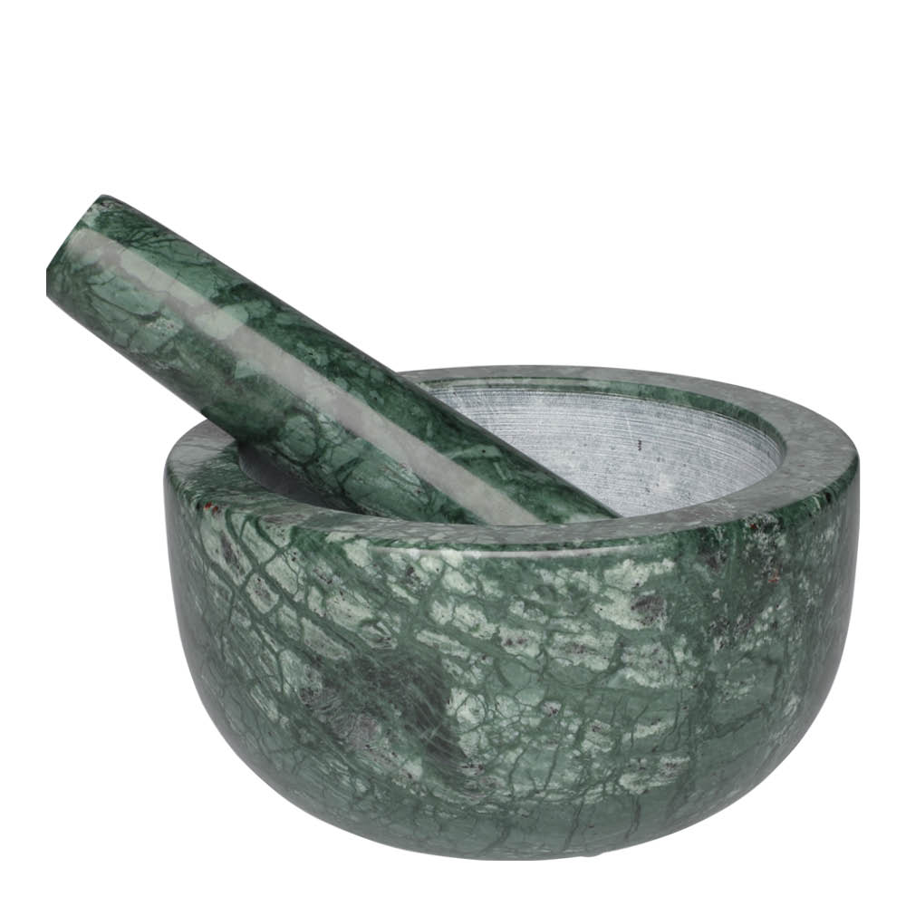 Maku Kitchen Life Mortel marmor 15 cm grön