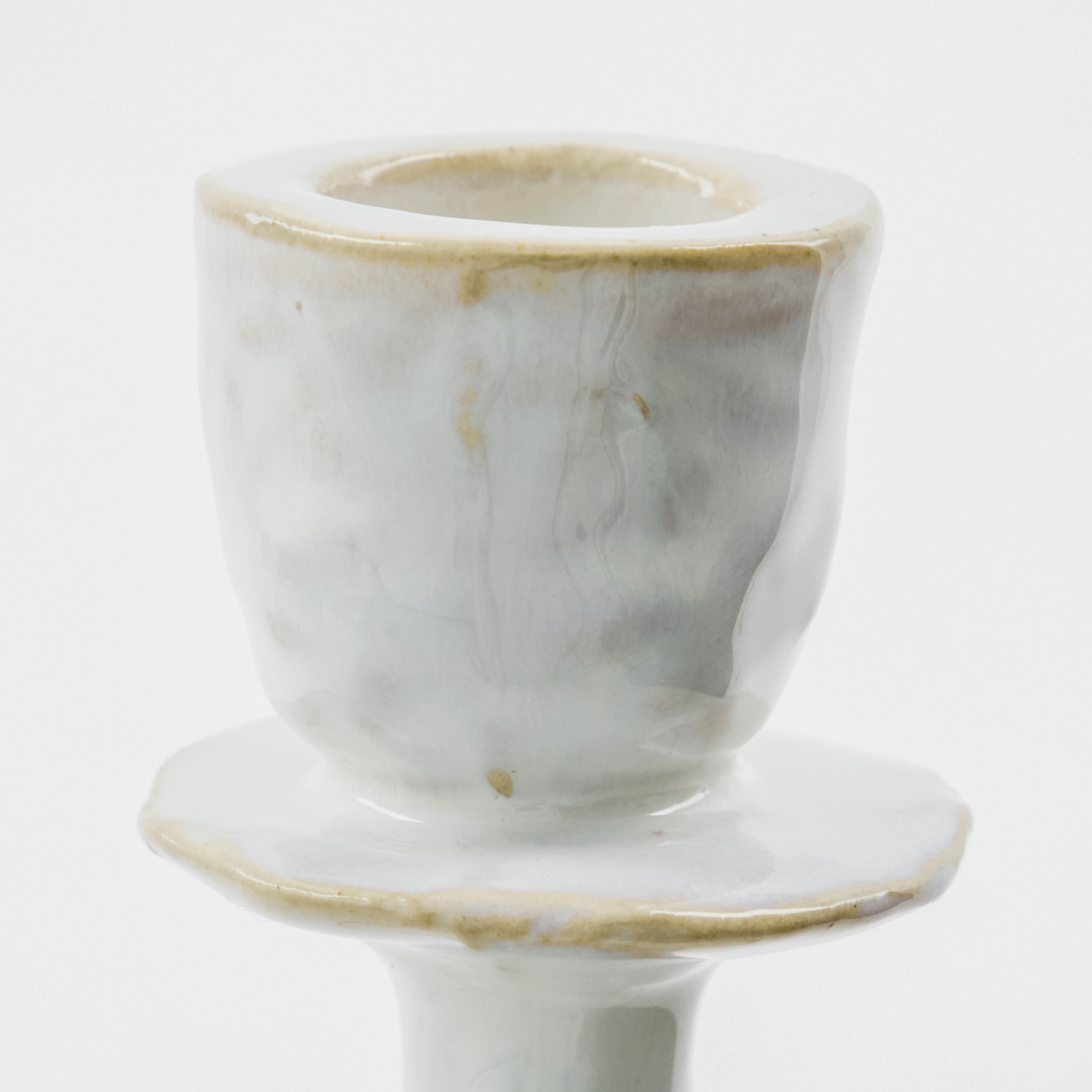 House Doctor Lucca ljusstake 17,5 cm offwhite