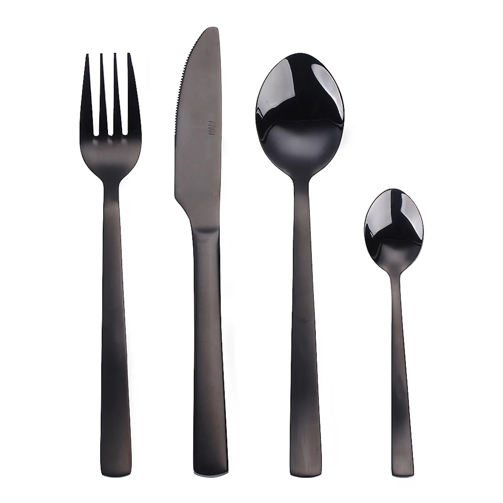 Aida Raw Bestickset 16 delar Svart