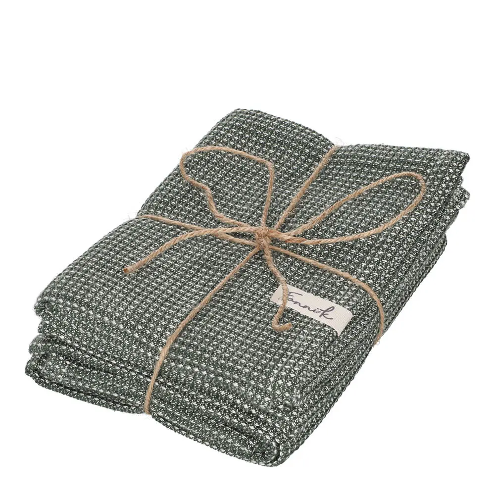 Bamboo keittiöpyyhe 50x70 cm 2 kpl vihreä