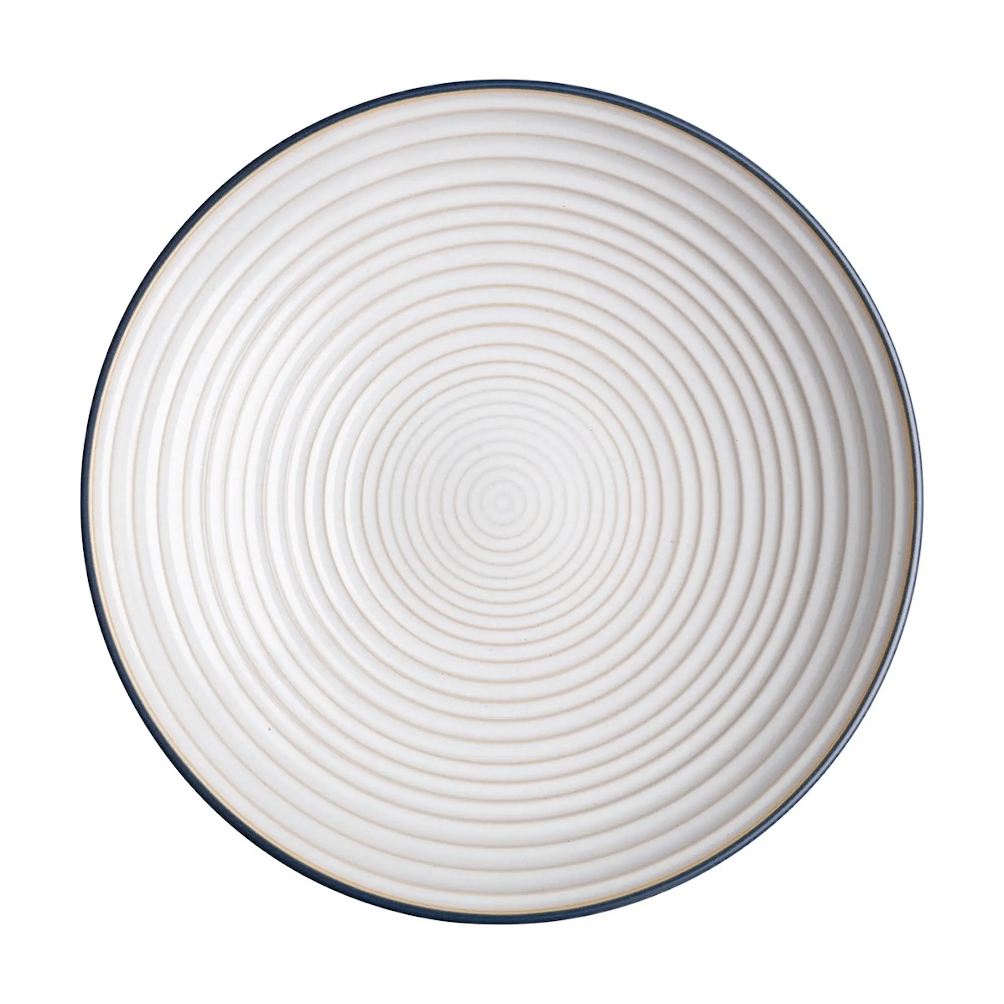 Denby Studio Grey Räfflad Skål 31 cm Grå