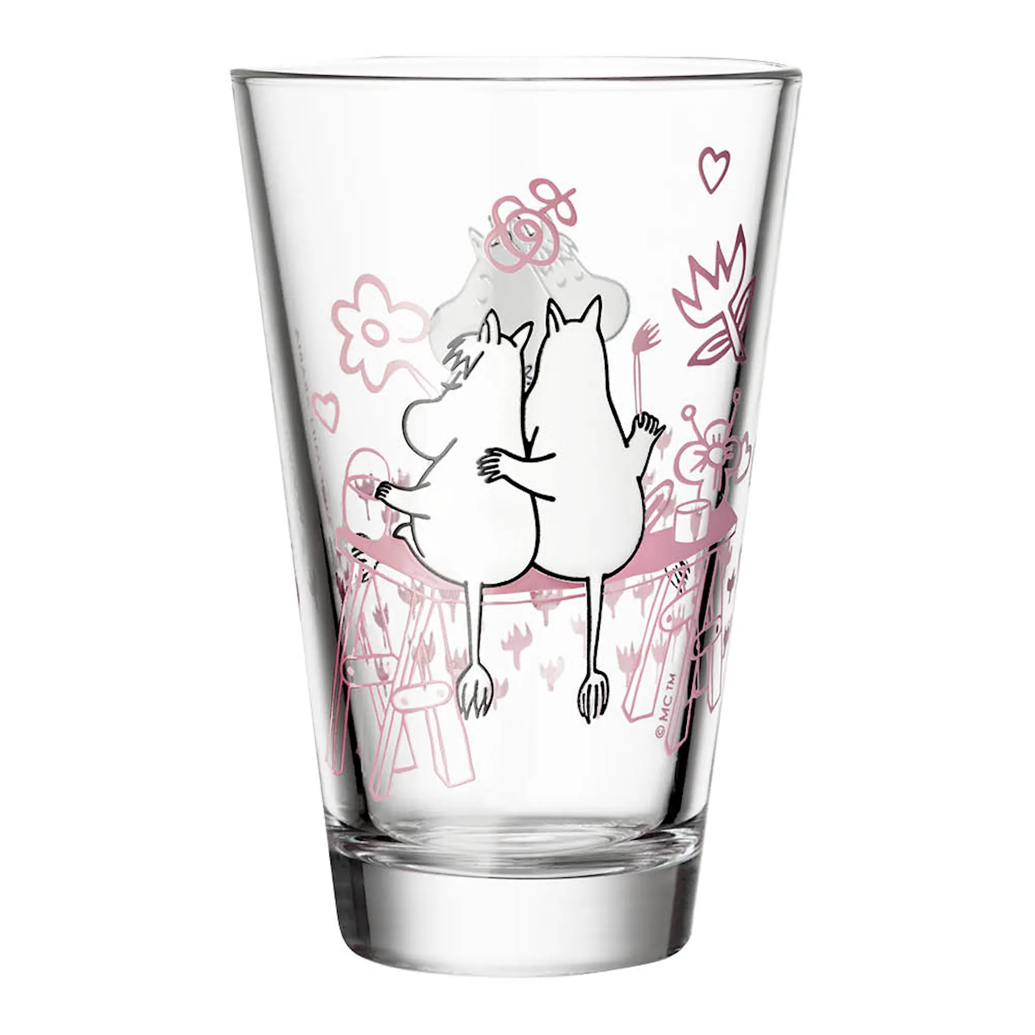 Moomin Iittala Mumin glas 30 cl 2-pack Kärlek