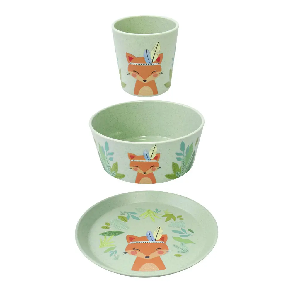 Connect servise 3 deler tallerken skål krus harry