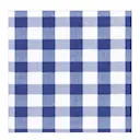 Gingham servett 33x33 cm 20-pack blå/vit