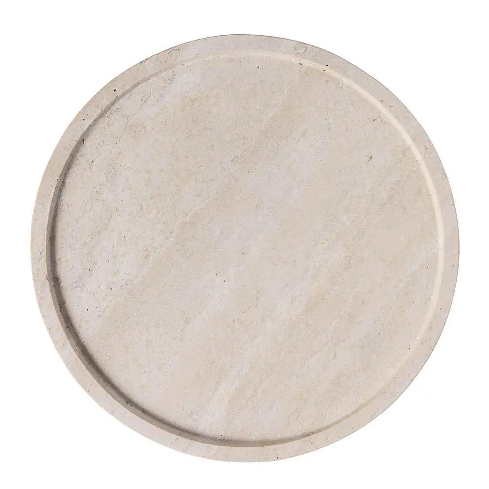 Manufacture Travertine Tarjoiluastia 24,5 cm Beige