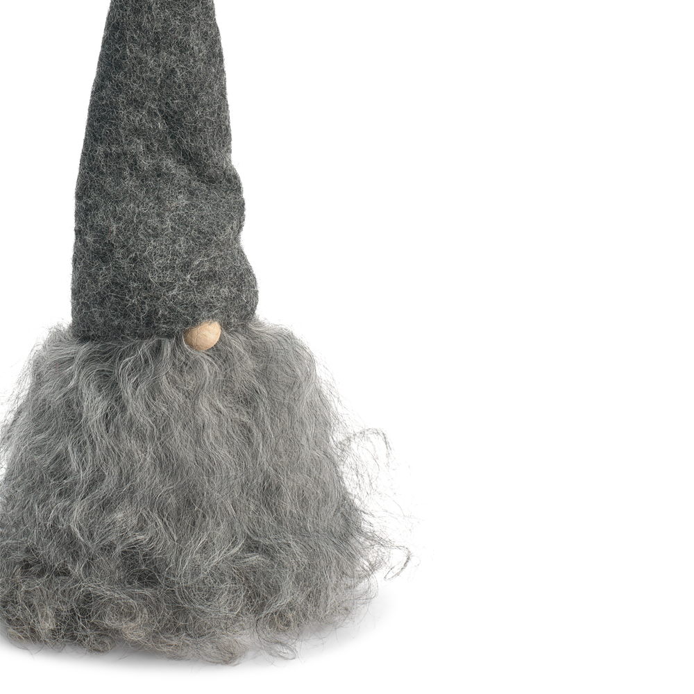 Åsas Tomtebod Partatonttu Gotland 30 cm Harmaa