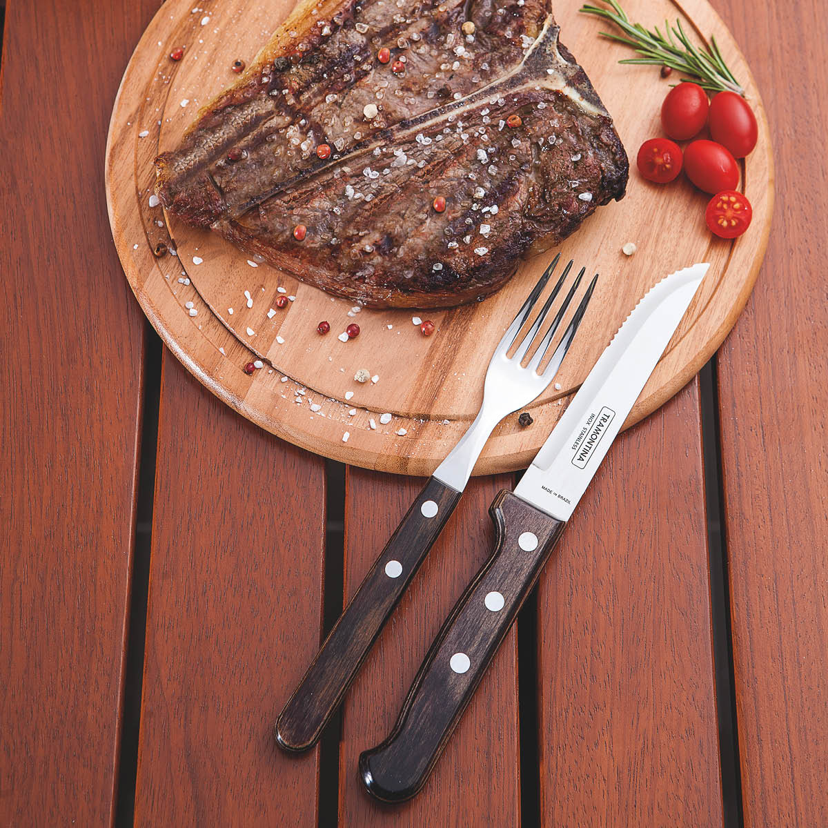 Tramontina Biffbestikk polywood 12 deler