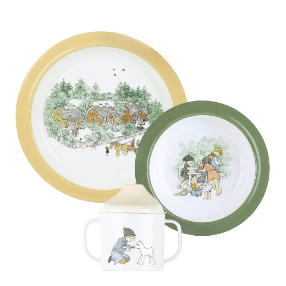 Rätt Start Barnen i Bullerbyn barnservis 3 delar