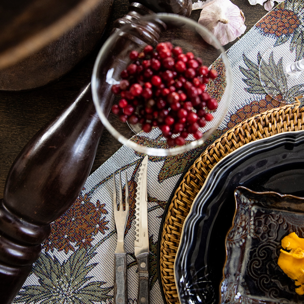 Ekelund Autumn håndkle 35x50 cm brun