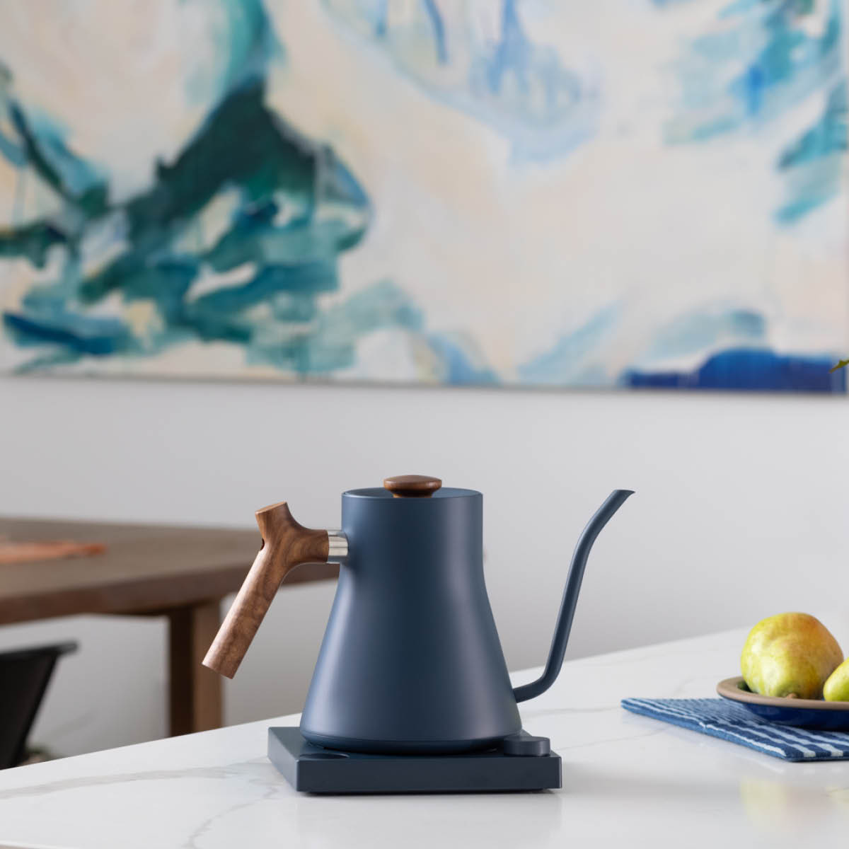 Fellow Stagg EKG 0,9 L Stenblå/Valnöt