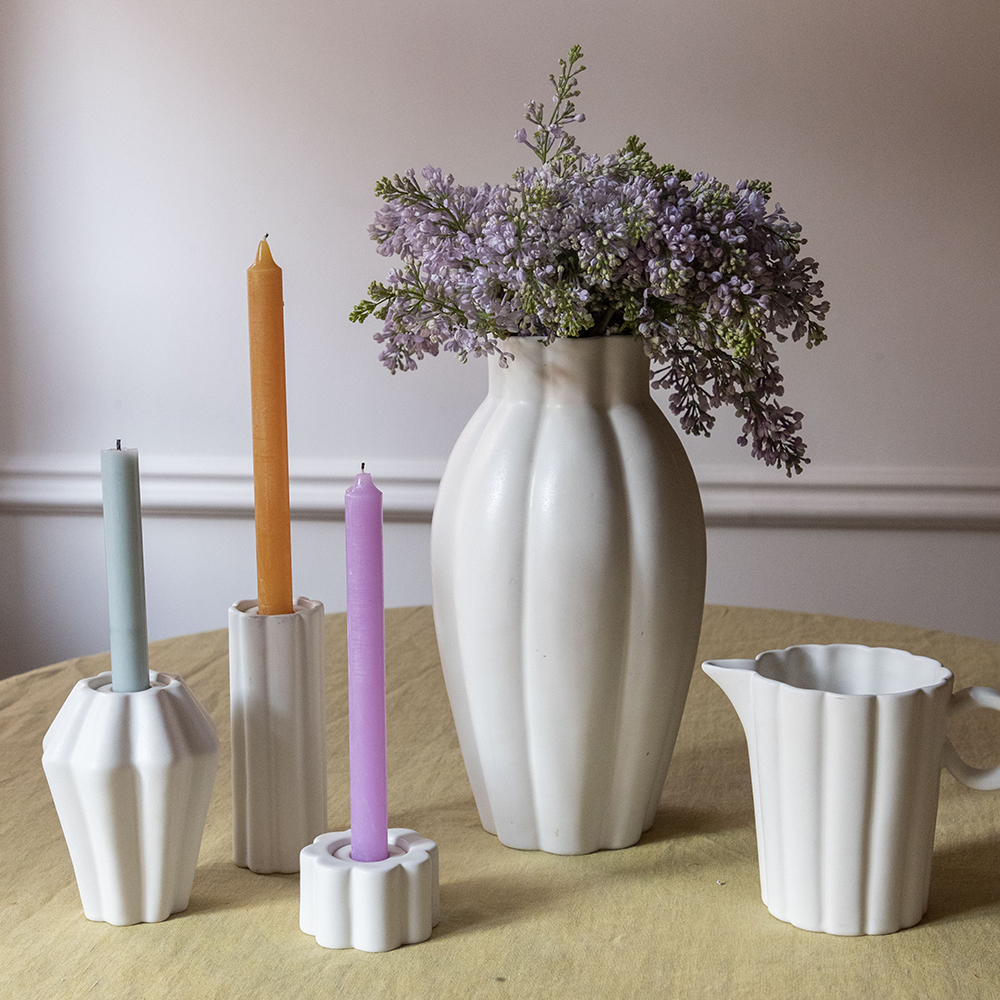 PotteryJo Birgit vase 35 cm shell